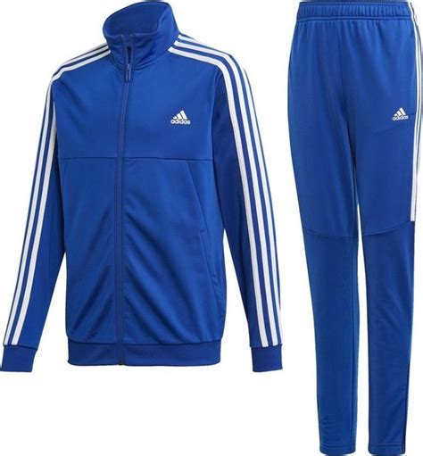 joggingpak adidas grijs blauwe streep|mens trainingspak Adidas.